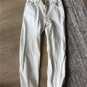 Levi's Women's Straight Leg Jeans - White
